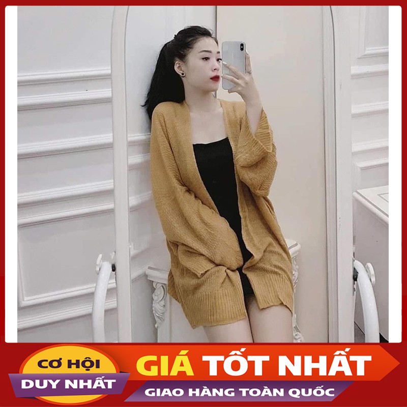 Áo Khoác Cardigan Nữ Len Mỏng Siêu Xinh CN10-Violet
