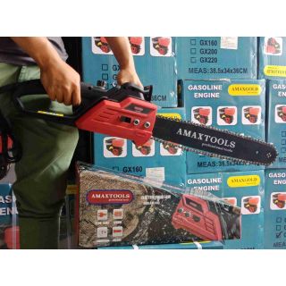 Cưa xích điện Amaxtools lam dài 40cm ,bơm nhớt tự động