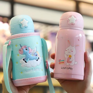 (Có sẵn )Bình giữ nhiệt có ống hút cho bé 500 ml