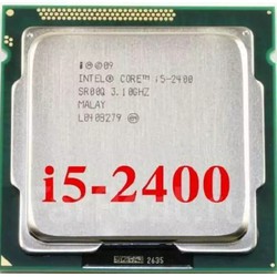CPU intel I5 - 2400 TRAY KO FAN SK1155