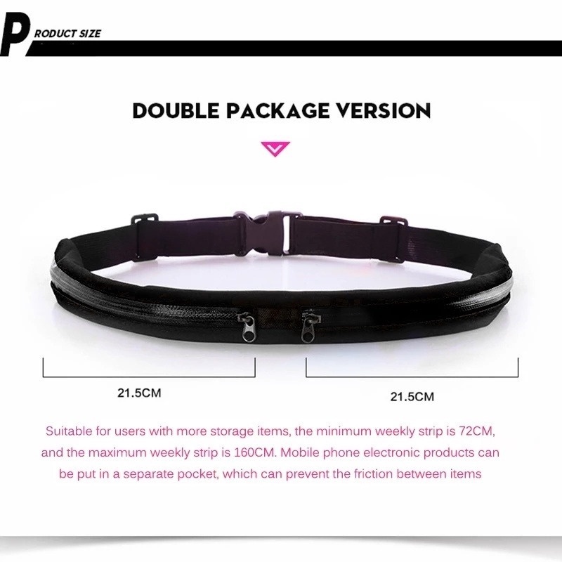 Túi Đựng Điện Thoại Đeo Hông Đa Năng Chống Thấm Nước Chống Trộm Có Khóa Kéo Điều Chỉnh Được Cho Hoạt Động Thể Thao Ngoài Trời ☞Giày Bata Chất Lượng Cao Bảo Vệ An Toàn Cho Bé