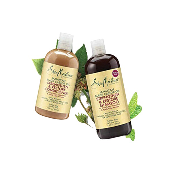 Bill US - Set gội xả Jamaican Black Castor Oil Strengthen & Restore Shea moisture SheaMoisture | BigBuy360 - bigbuy360.vn