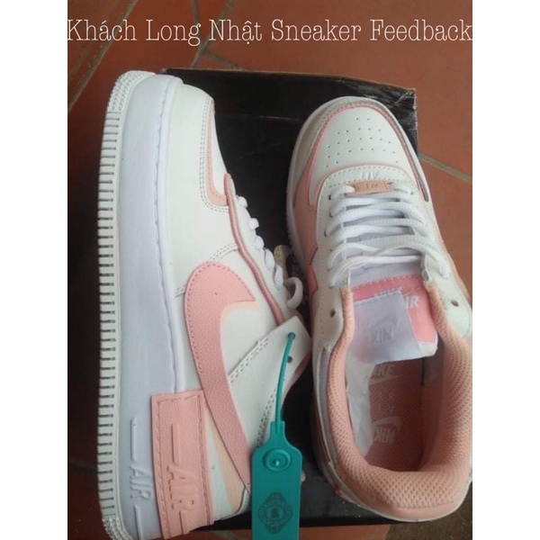 Giày Sneaker AF1 Shadow Hồng Giày Thể Thao Nữ Thấp Cổ