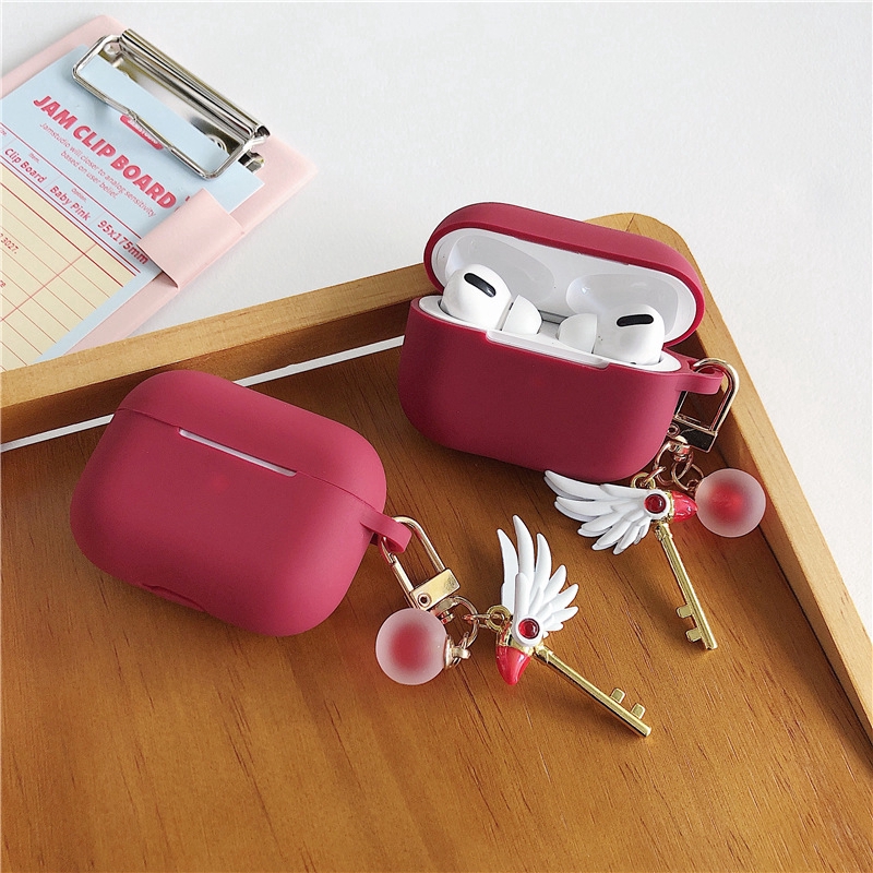 AirPods 3 Silicone Case AirPods Pro Case Card Captor Sakura Truncheon For Airpods 1/2 Case