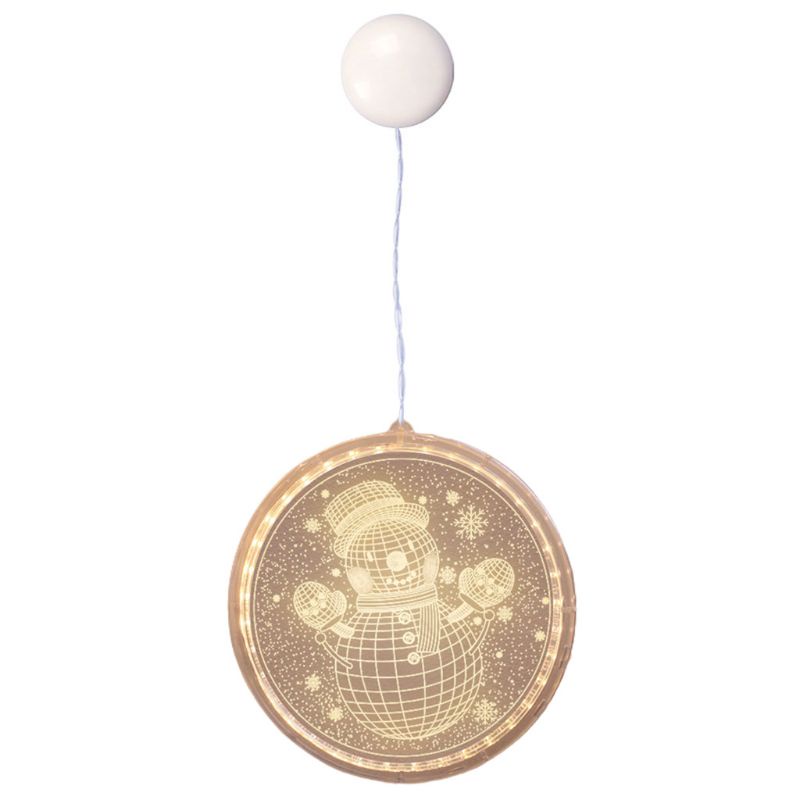 Đèn LED Có Giác Hút Gắn Cửa Sổ Trang Trí Giáng Sinh