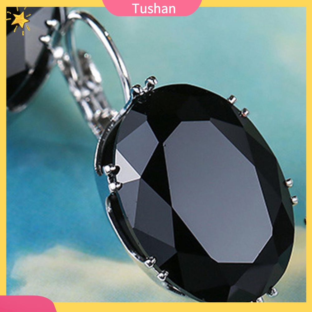 Khuyên tai nữ đính đá dáng dài phong cách thời trang