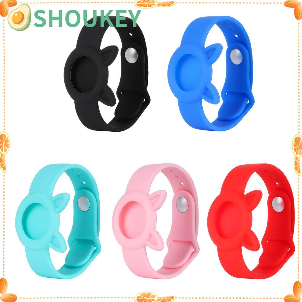 Vỏ bảo vệ Airtag Apple hữu ích kiểu vòng đeo tay silicon chống thất lạc chống xước dành cho trẻ em