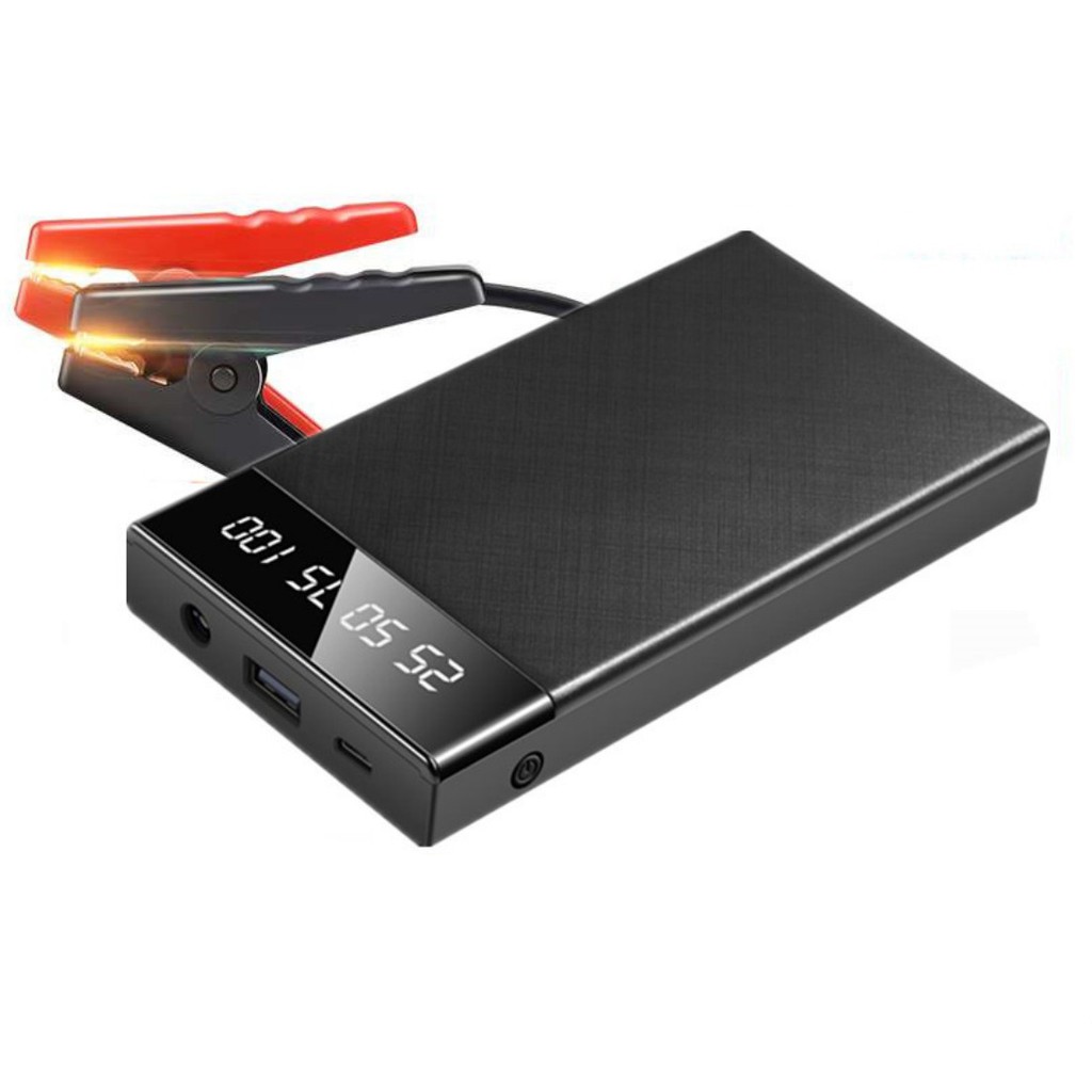 Bộ Kích Bình Ô Tô 12V Câu Bình Ác Quy Khẩn Cấp Đa Năng Sạc Dự Phòng Đèn Pin Cho Xe Xăng Dưới 1.5L BH 12 Tháng