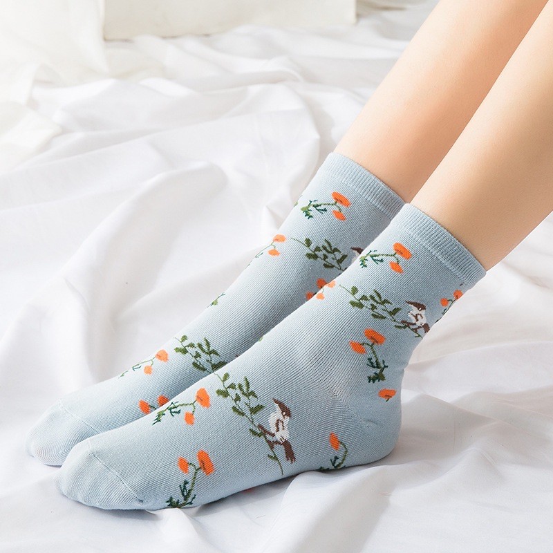HOT - Tất nữ Lolita xanh dương ba mẫu siêu xinh 2021