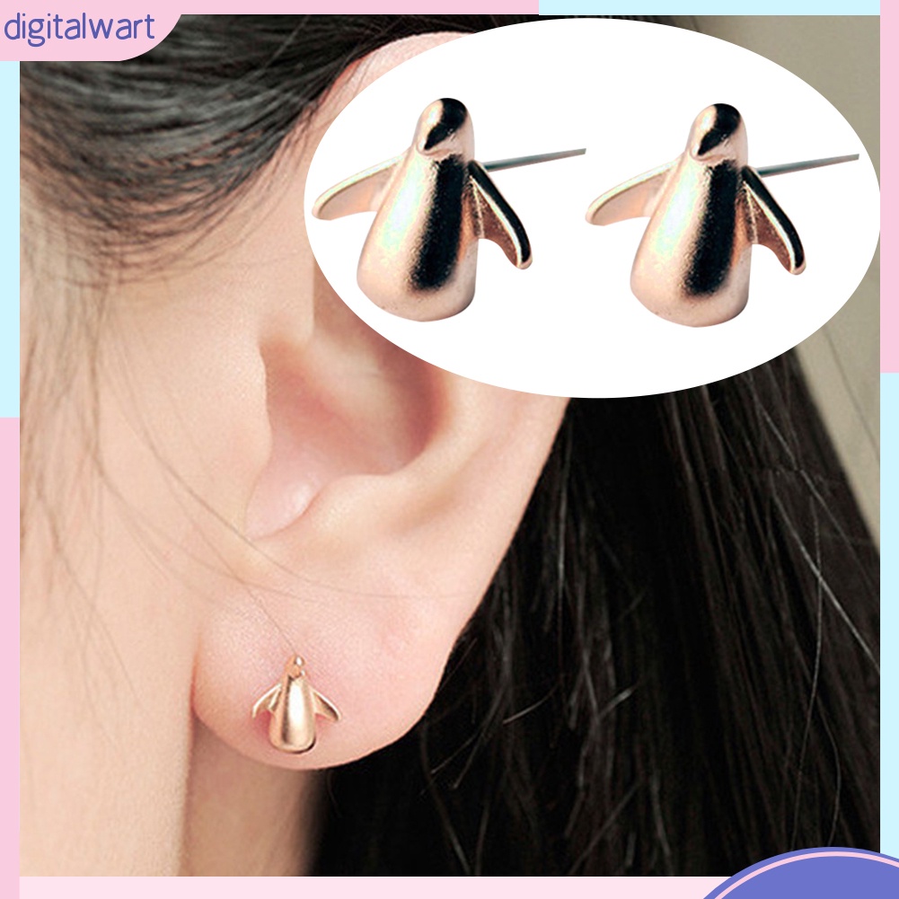 Bông Tai Hình Chim Cánh Cụt 3d Dễ Thương Dành Cho Nữ