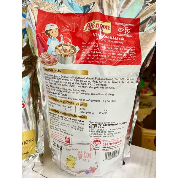 Hạt nêm vị heo Aji-ngon gói 2kg