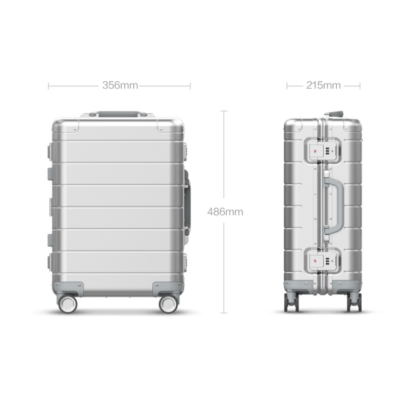 ⚡️FLASH SALE⚡️Vali Metal Travel Silver 2 Xiaomi LXX10RM - sản phẩm vali cao cấp thế hệ thứ 2 của Xiaomi