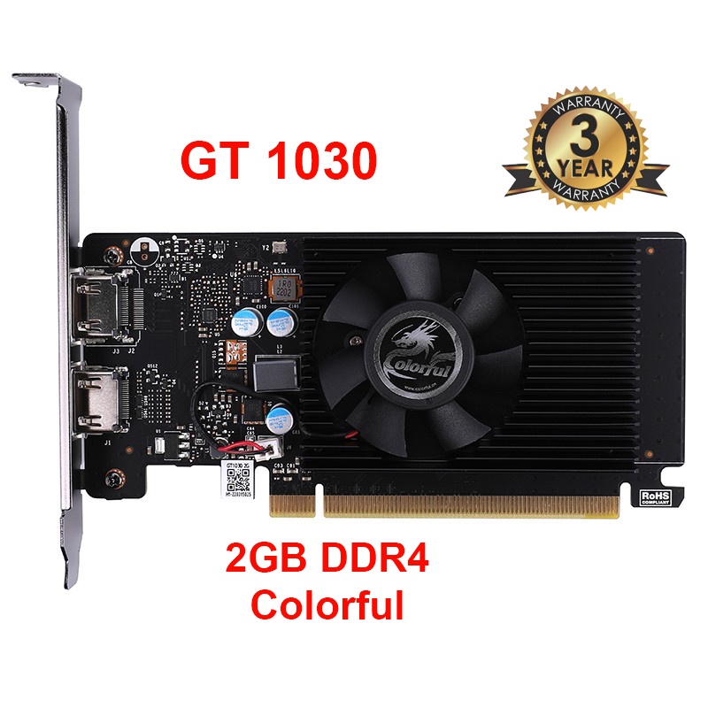 Card Màn Hình GT 1030 / 2GB / DDR4 / Colorful / Bảo Hành 36 Tháng