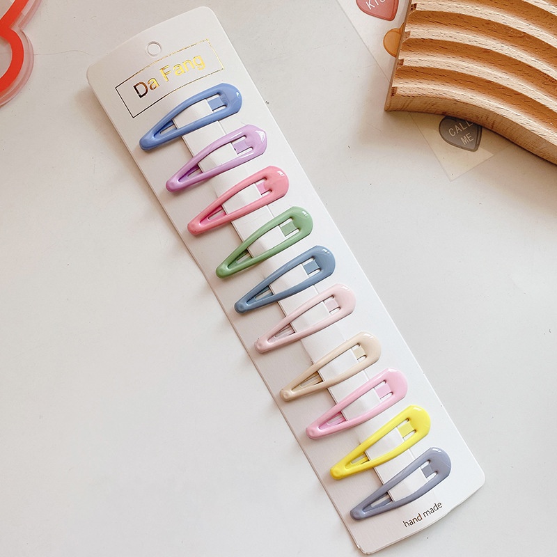 Set 10 Kẹp Tóc Hình Ngôi Sao Phong Cách Hàn Quốc Cho Bé Gái