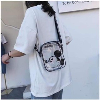Túi đeo chéo mickey trong suốt (sỉ ib)