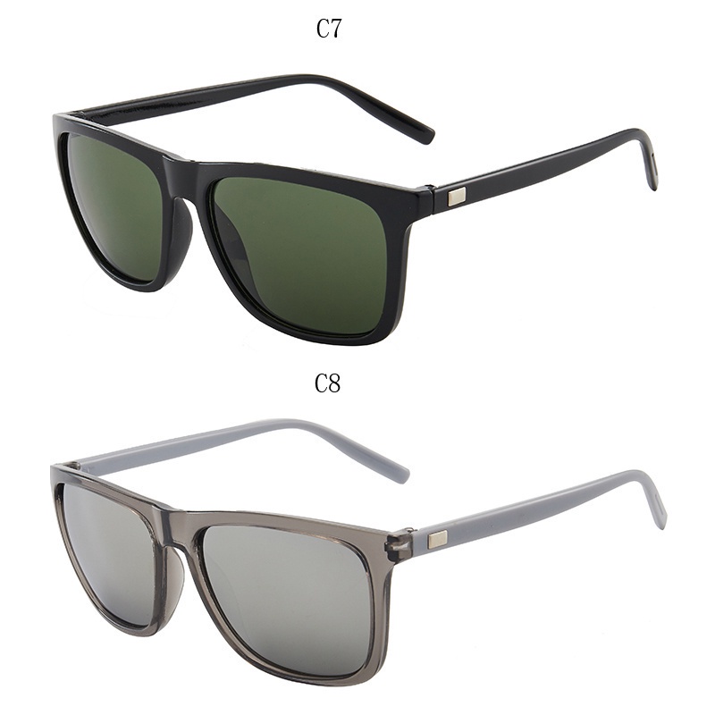 Kính Mát Gọng Vuông Chống Tia UV Nhiều Màu Sắc Thời Trang Hàn Quốc Dành Cho Nam Nữ