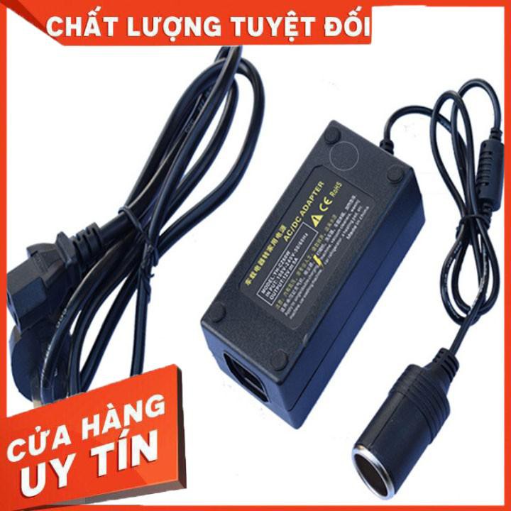 Bộ Chuyển Đổi Nguồn 220VAC- 12VDC 60W Tẩu Sạc Ô Tô