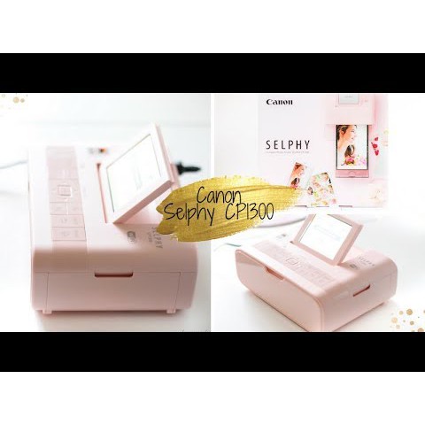 Máy in ảnh Mini Cp1300 hàng hãng mầu hồng hoặc trắng giao ngẫu nhiên