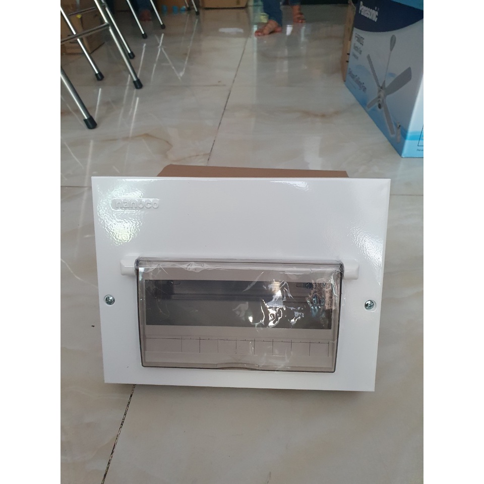 Tủ điện âm tường kim loại 10 đường Nanoco NDP110