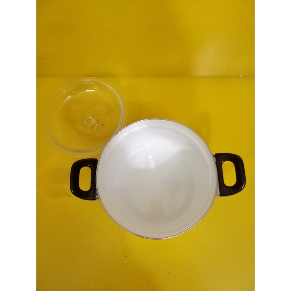 Nồi men nội địa Nhật, size 21cm, cao 12cm (mã 680), Dùng được bếp từ