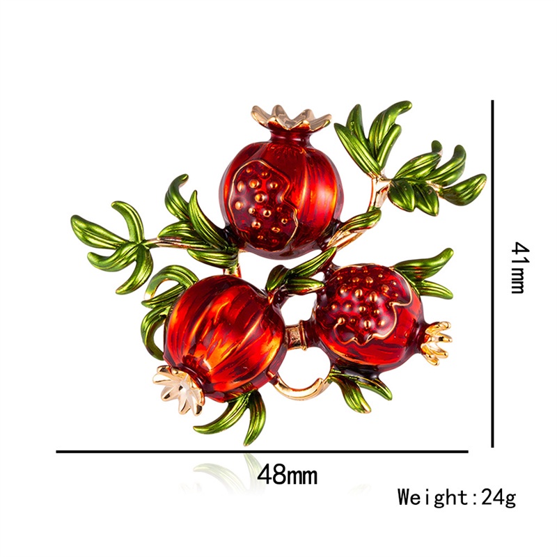 Ghim Cài Áo Hình Trái Cây Phong Cách retro Thời Trang Hàn Quốc