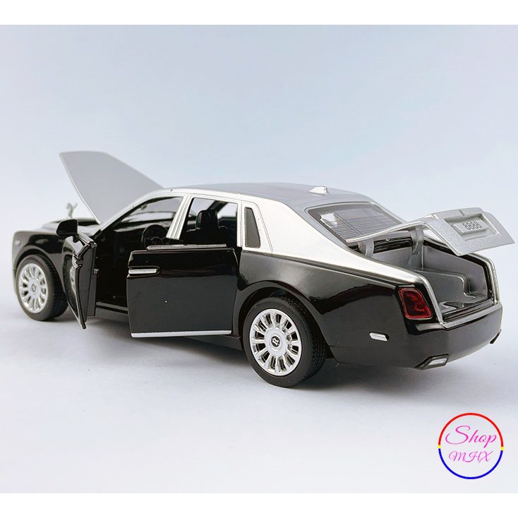 Xe mô hình sắt Rolls-Royce Phantom VIII TẶNG KÈM BIỂN SỐ tỉ lệ 1:30