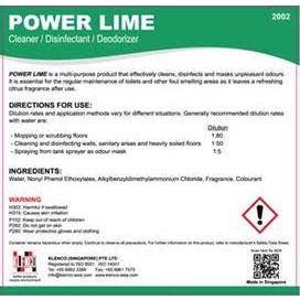 Nước lau sàn bệnh viện khử mùi, diệt khuẩn POWER LIME (Klenco - Singapore)