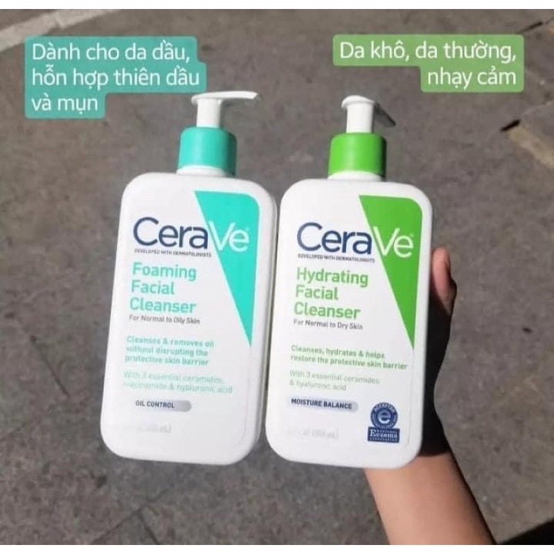 sữa rửa mặt Cerave chính hãng Mỹ