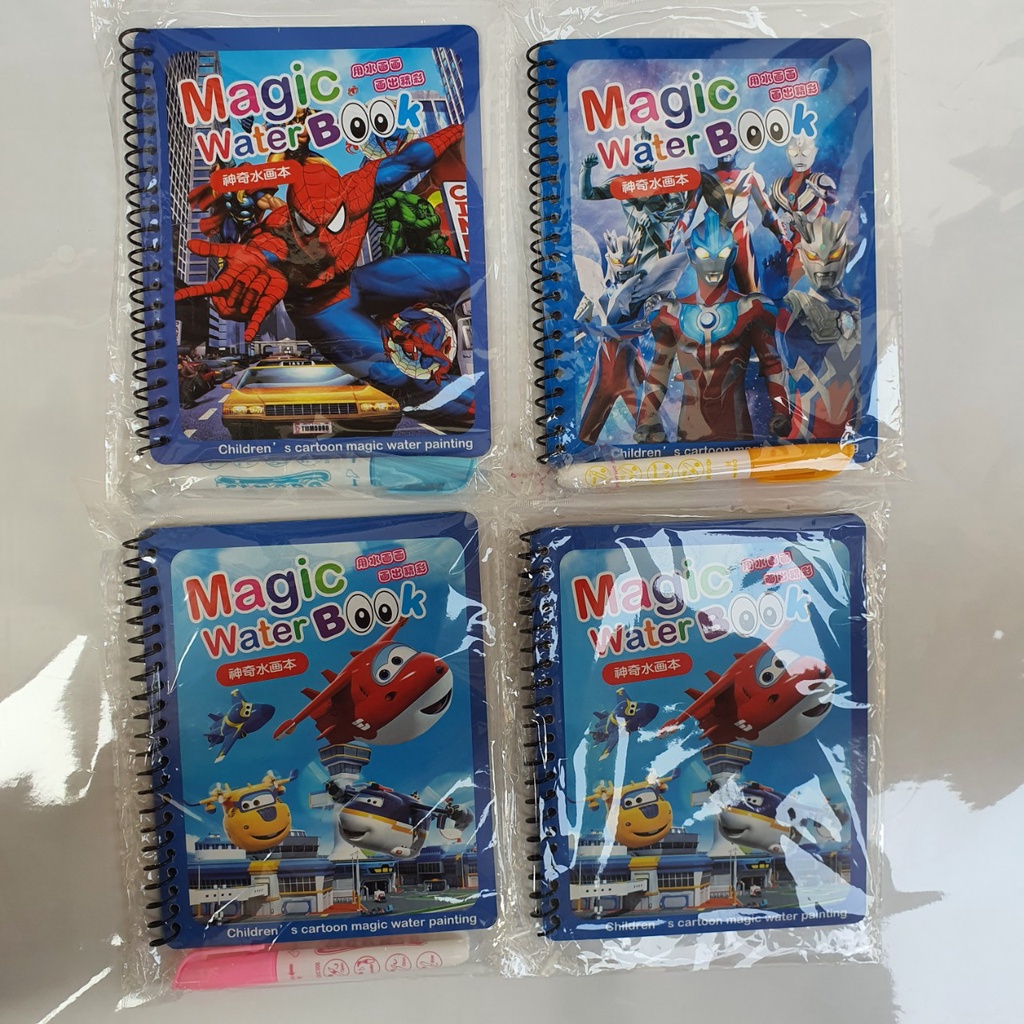 Set Tô Màu Nước Ma Thuật Cho Bé Có Thể Dùng Nhiều Lần Magic Invisile Ink
