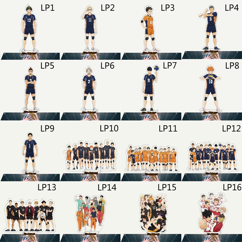 Mô hình nhân vật Kenma hinata shoyo tobio koushi hoạt hình Haikyuu trang trí đẹp mắt