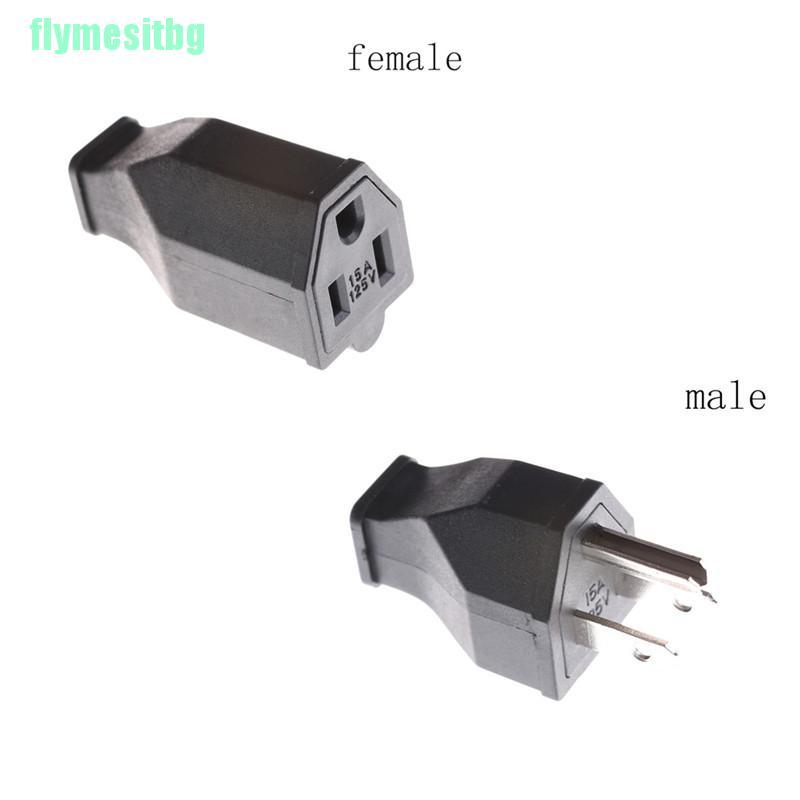 Phích nối 3 chấu AC 125V 15A đầu cắm usb chất lượng cao