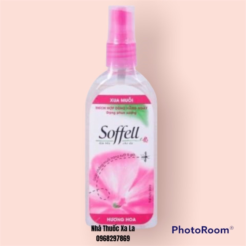 Xịt Chống Muỗi Soffell Hương Hoa, Hương Cam 30ml, 80ml Indonesia