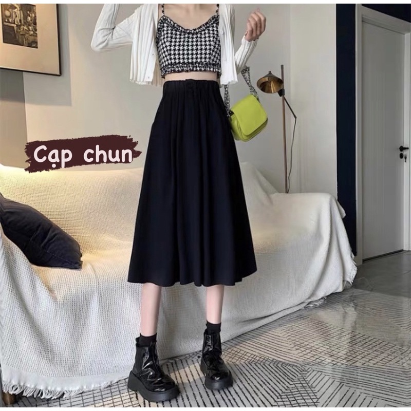 Chân váy thô dài hàng Quảng Châu