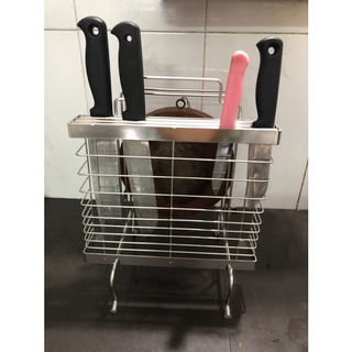 Kệ dao thớt inox 304 - KT: D26xR20xC35 (Cm)