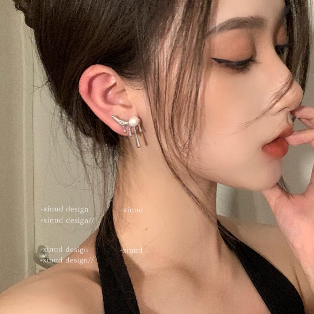 Bông Tai Hình Giọt Nước Phong Cách Retro Thời Trang Âu Mỹ 2022 Cho Nữ