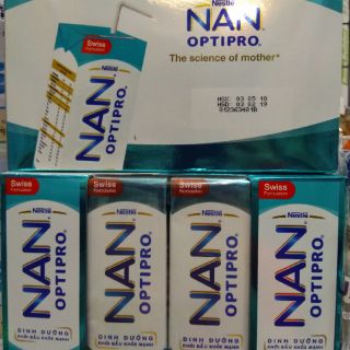Sữa bột pha sẵn Nan optipro 185ml ( hsd 7. 2021)