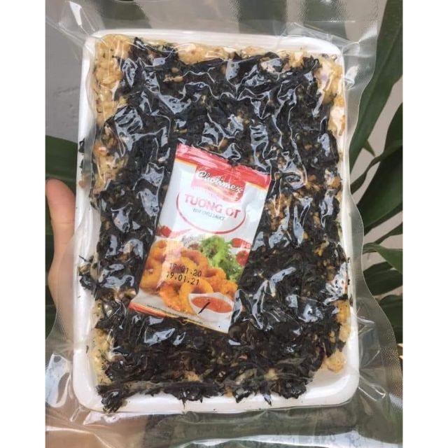 Cơm cháy phủ rong biển siêu ngon