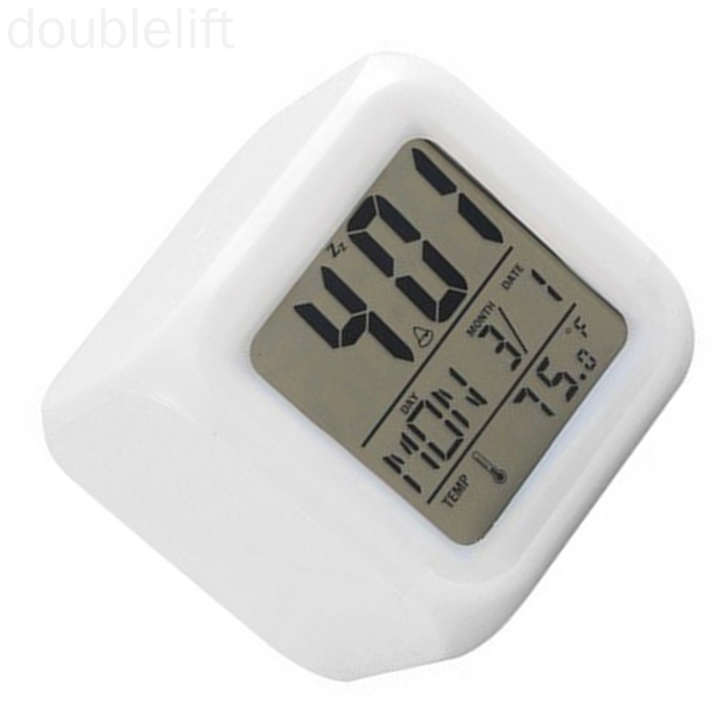 Đồng Hồ Báo Thức Điện Tử Có Đèn Led 7 Màu