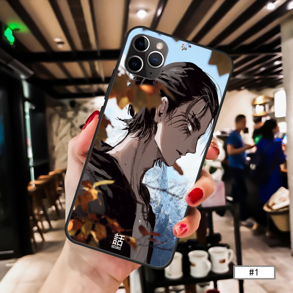 Ốp điện thoại mềm hình Attack On Titan thích hợp cho iPhone X Xsmax 11 Pro Max Xr 8 7 6 6s Plus