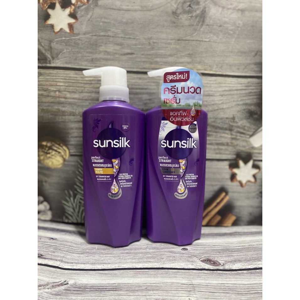 Combo cặp dầu gội -dầu xả Sunsilk Thái Lan 400ml+ 380ml