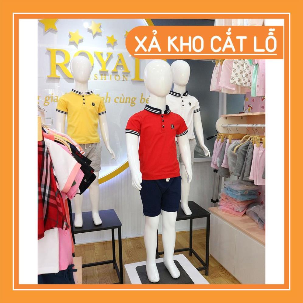 Combo 2 áo Polo cho Bé Trai cao cấp (9-29kg)- Royal KIDS