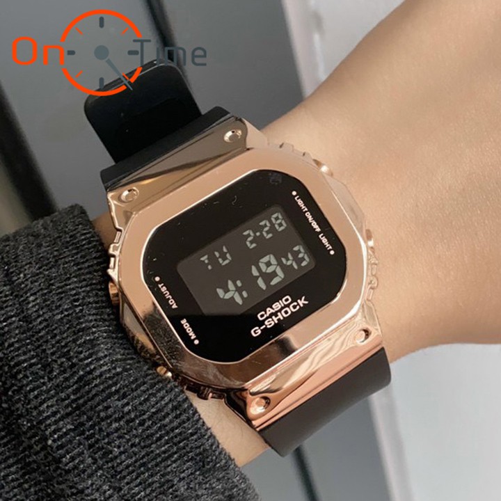 Đồng hồ đeo tay Nam nữ Casio GM-S5600 vỏ thép OneTime (full 5 màu lựa chọn)