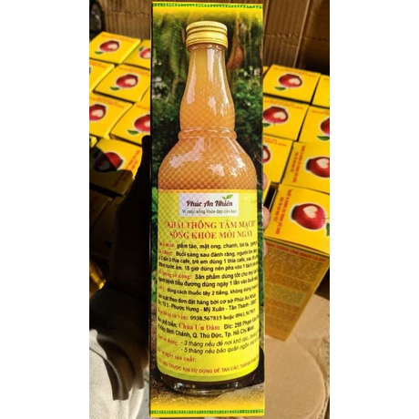 Giấm táo Khai thông tâm mạch