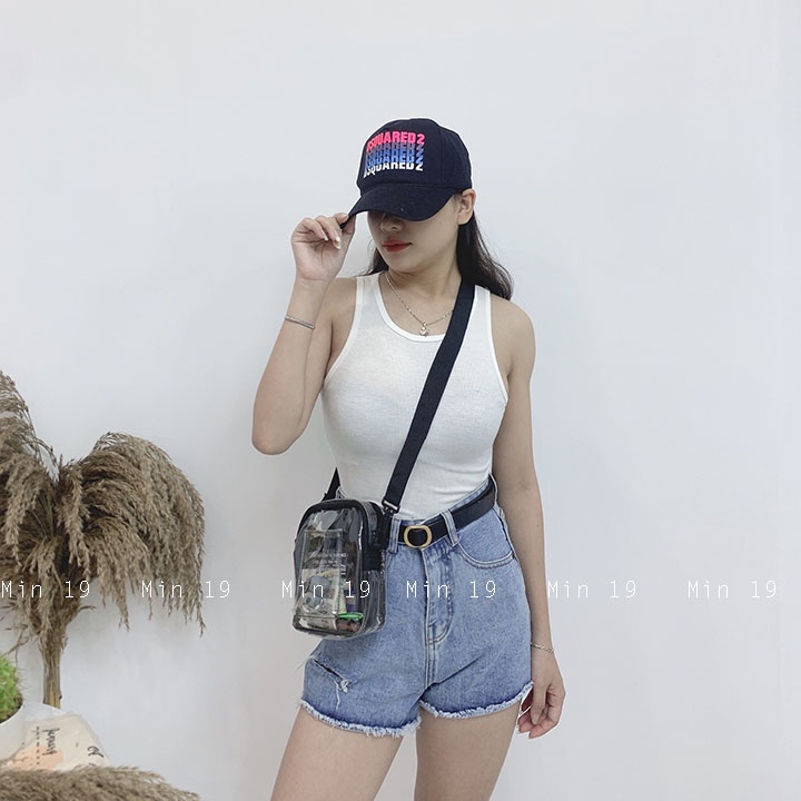 Áo Ba Lỗ Nữ Croptop Form Rộng Ngắn Bigsize Kiểu Ôm Body Sát Nách Thể Thao Cổ Tròn Màu Trắng Đen Nâu Thời Trang