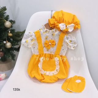 😍 Body thiết kế cho bé gái sơ sinh, đầy tháng, thôi nôi