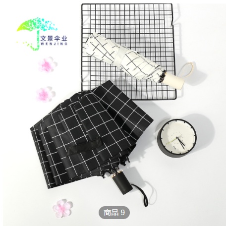 Ô kẻ caro gấp gọn 2 lớp chống thấm chống UV