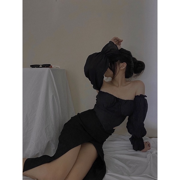 Chân váy dáng dài xẻ tả hot hit (Ảnh thật) | BigBuy360 - bigbuy360.vn