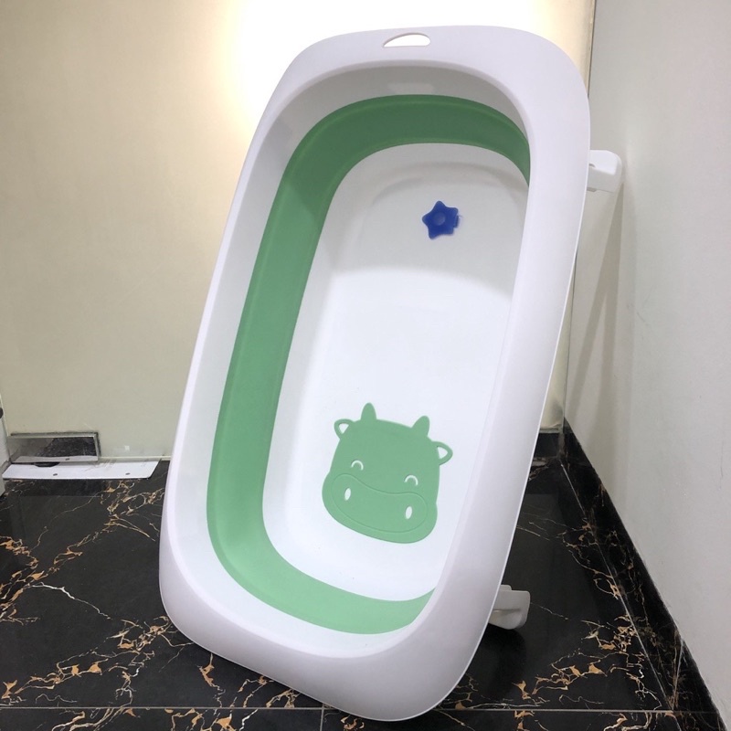 Chậu tắm gấp mở gọn nhẹ cho bé - Bảo hành 12 tháng