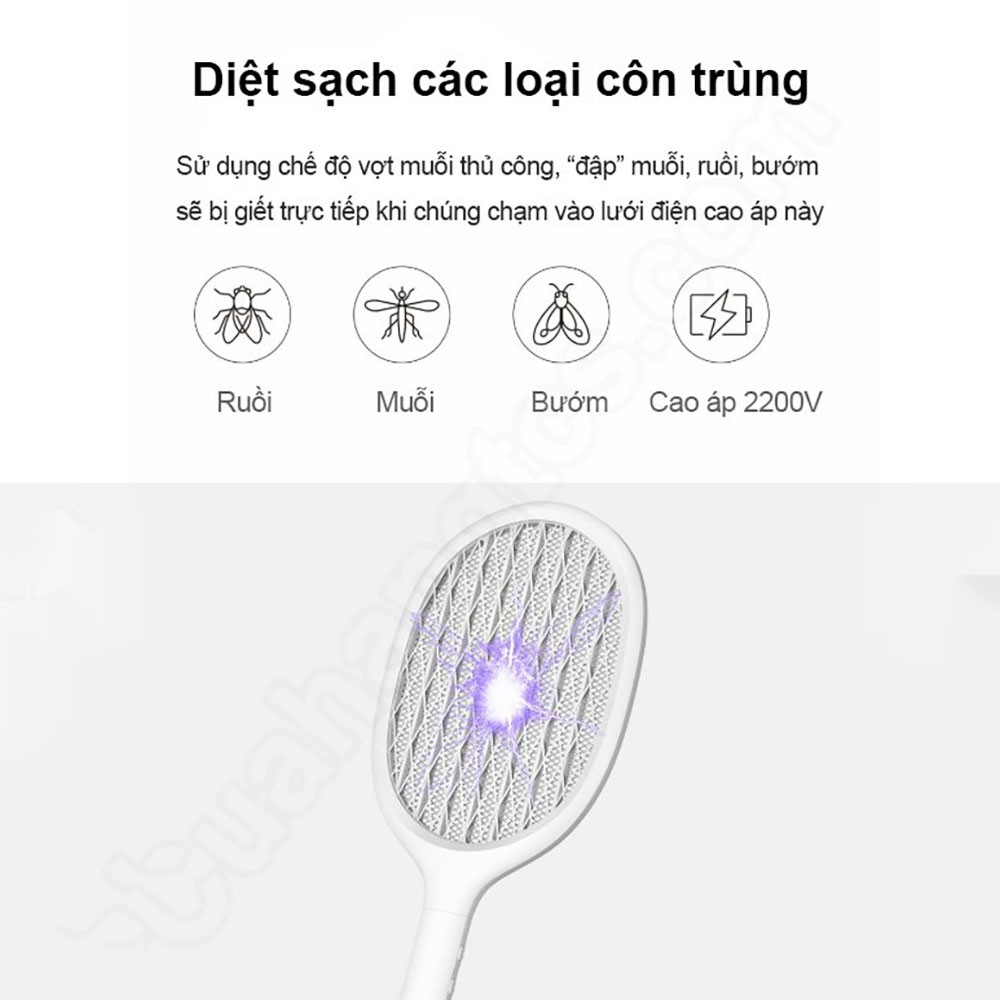 Vợt bắt muỗi Xiaomi Solove P1 - Bảo hành 1 tháng - Shop ĐIện Máy Center