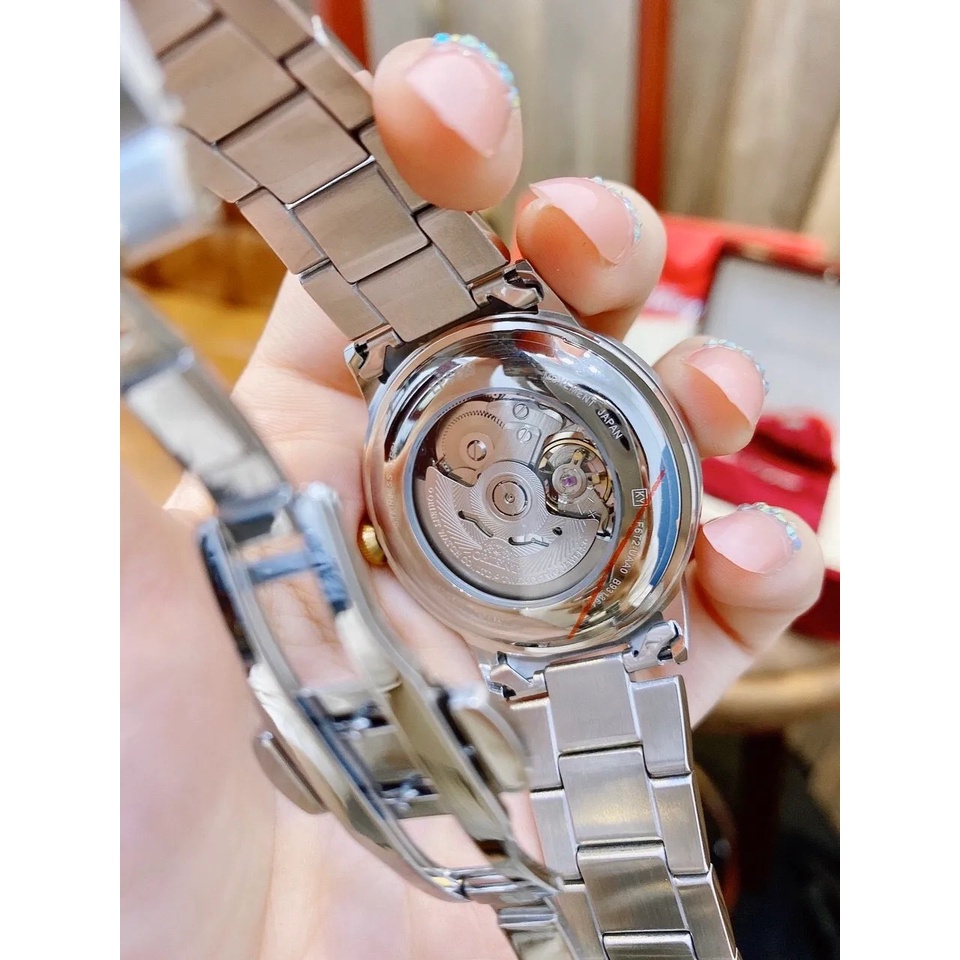 Đồng hồ Nam Orient hở mặt chạy cơ automatic nhiều màu máy Nhật size 40mm dây kim loại